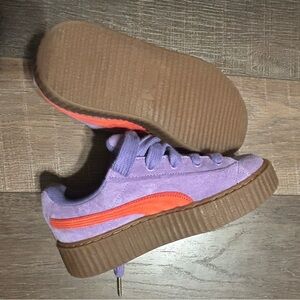 Puma / Fenty purple and orange sneakers. Women’s size 6.5